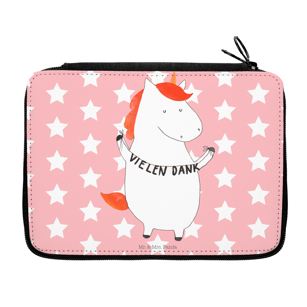 Federmappe Einhorn Vielen Dank Federmappe, Stiftetasche, Stifte Etui, Schule, Einschulung, Geschenk, Kind, Schüler, Schülerin, Stifterolle, Federmäppchen, Motiv, Grundschule, Federmäppchen bedruckt, Büro Stifte Etui, Bestückte Federmappe, Kinder Federmappe, Federmappe Einschulung, Einhorn, Einhörner, Einhorn Deko, Pegasus, Unicorn, Danke, vielen Dank, Dankeschön, Danksagung