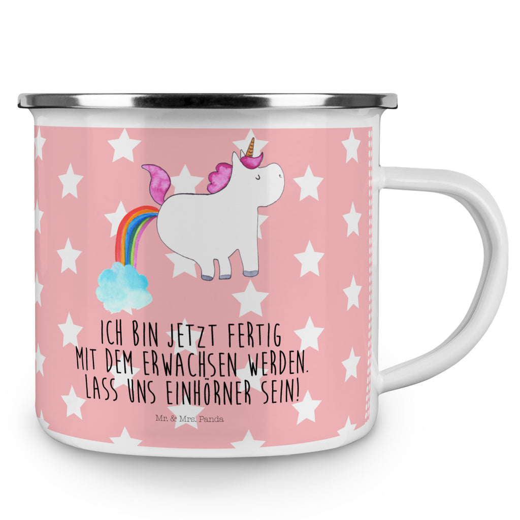 Camping Emaille Tasse Einhorn Pupsend Campingtasse, Trinkbecher, Metalltasse, Outdoor Tasse, Emaille Trinkbecher, Blechtasse Outdoor, Emaille Campingbecher, Edelstahl Trinkbecher, Metalltasse für Camping, Kaffee Blechtasse, Camping Tasse Metall, Einhorn, Einhörner, Einhorn Deko, Pegasus, Unicorn, Pups, Regenbogen, Glitzer, Einhornpower, Erwachsenwerden, Spaß, lustig, Freundin