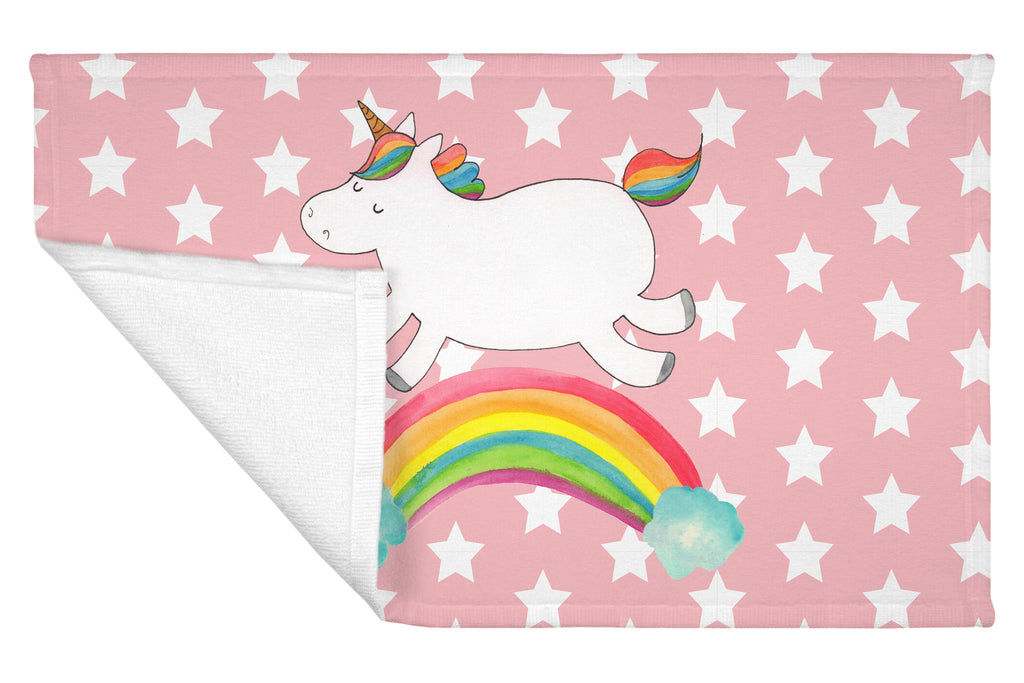 Gäste Handtuch Einhorn Regenbogen Gästetuch, Reisehandtuch, Sport Handtuch, Frottier, Kinder Handtuch, Einhorn, Einhörner, Einhorn Deko, Pegasus, Unicorn, Regenbogen, Glitzer, Einhornpower, Erwachsenwerden, Einhornautobahn