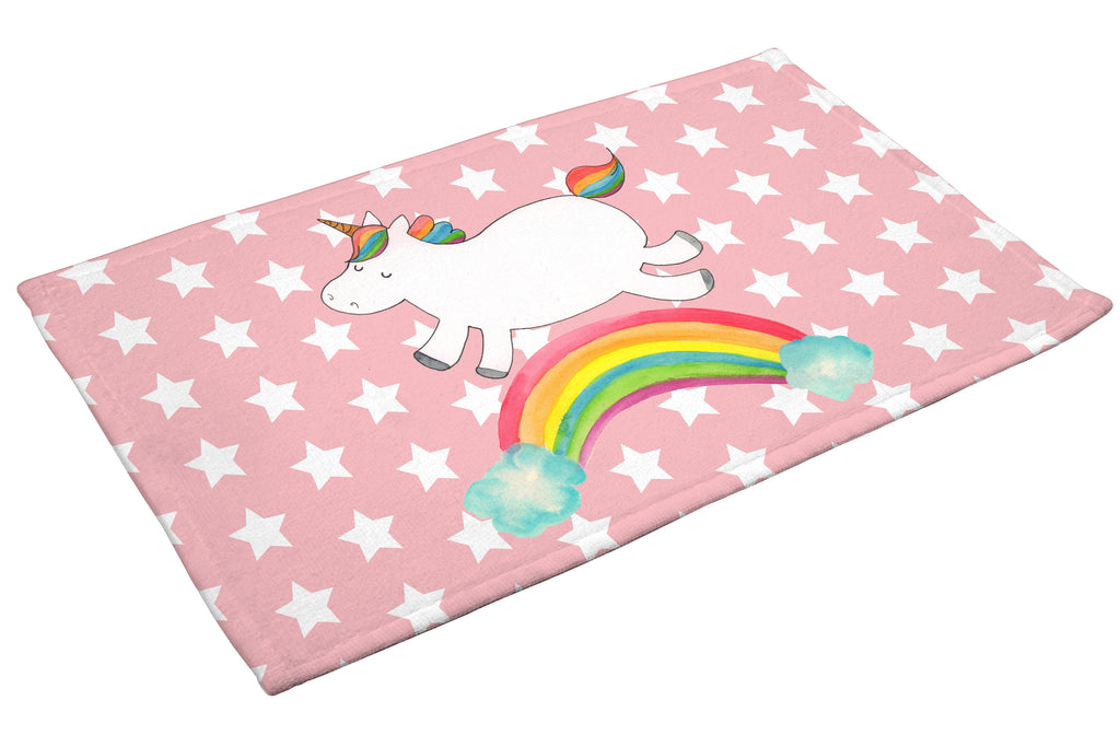 Gäste Handtuch Einhorn Regenbogen Gästetuch, Reisehandtuch, Sport Handtuch, Frottier, Kinder Handtuch, Einhorn, Einhörner, Einhorn Deko, Pegasus, Unicorn, Regenbogen, Glitzer, Einhornpower, Erwachsenwerden, Einhornautobahn