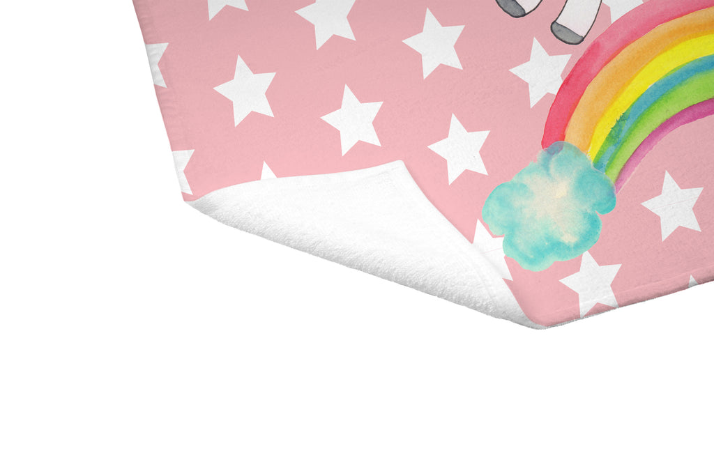 Gäste Handtuch Einhorn Regenbogen Gästetuch, Reisehandtuch, Sport Handtuch, Frottier, Kinder Handtuch, Einhorn, Einhörner, Einhorn Deko, Pegasus, Unicorn, Regenbogen, Glitzer, Einhornpower, Erwachsenwerden, Einhornautobahn