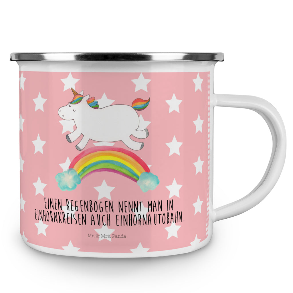 Camping Emaille Tasse Einhorn Regenbogen Campingtasse, Trinkbecher, Metalltasse, Outdoor Tasse, Emaille Trinkbecher, Blechtasse Outdoor, Emaille Campingbecher, Edelstahl Trinkbecher, Metalltasse für Camping, Kaffee Blechtasse, Camping Tasse Metall, Einhorn, Einhörner, Einhorn Deko, Pegasus, Unicorn, Regenbogen, Glitzer, Einhornpower, Erwachsenwerden, Einhornautobahn