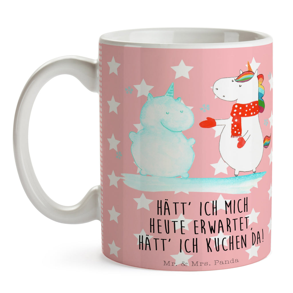 Tasse Einhorn Schneemann Einhorn, Unicorn, Schneemann, Winter, Schnee, Kuchen, Weihnachten, kalt, Mütze, Handschuhe, X-Mas Becher, Kaffeetasse, Kaffeebecher, Tee, Frühstück, Büro  Einhorn, Einhörner, Einhorn Deko, Pegasus, Unicorn