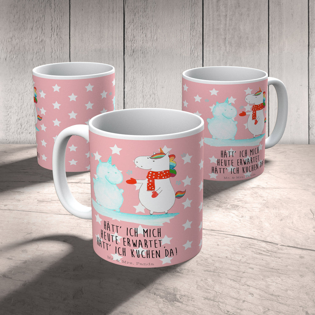 Tasse Einhorn Schneemann Einhorn, Unicorn, Schneemann, Winter, Schnee, Kuchen, Weihnachten, kalt, Mütze, Handschuhe, X-Mas Becher, Kaffeetasse, Kaffeebecher, Tee, Frühstück, Büro  Einhorn, Einhörner, Einhorn Deko, Pegasus, Unicorn