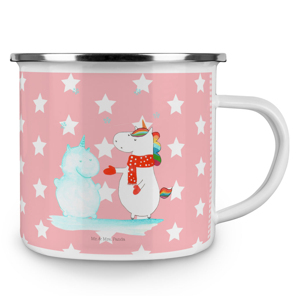 Camping Emaille Tasse Einhorn Schneemann Campingtasse, Trinkbecher, Metalltasse, Outdoor Tasse, Emaille Trinkbecher, Blechtasse Outdoor, Emaille Campingbecher, Edelstahl Trinkbecher, Metalltasse für Camping, Kaffee Blechtasse, Camping Tasse Metall, Einhorn, Einhörner, Einhorn Deko, Pegasus, Unicorn, Schneemann, Winter, Schnee, Kuchen, Weihnachten, kalt, Mütze, Handschuhe, X-Mas