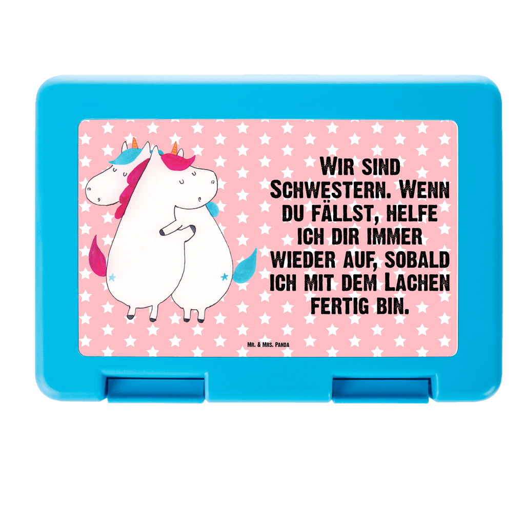 Brotdose Einhörner Umarmen Brotbox, Snackbox, Lunch box, Butterbrotdose, Brotzeitbox, Einhorn, Einhörner, Einhorn Deko, Pegasus, Unicorn, Freundinnen, Freundin, BFF, Schwester, Schwestern, Familie, Geschwister, Sister, Liebe
