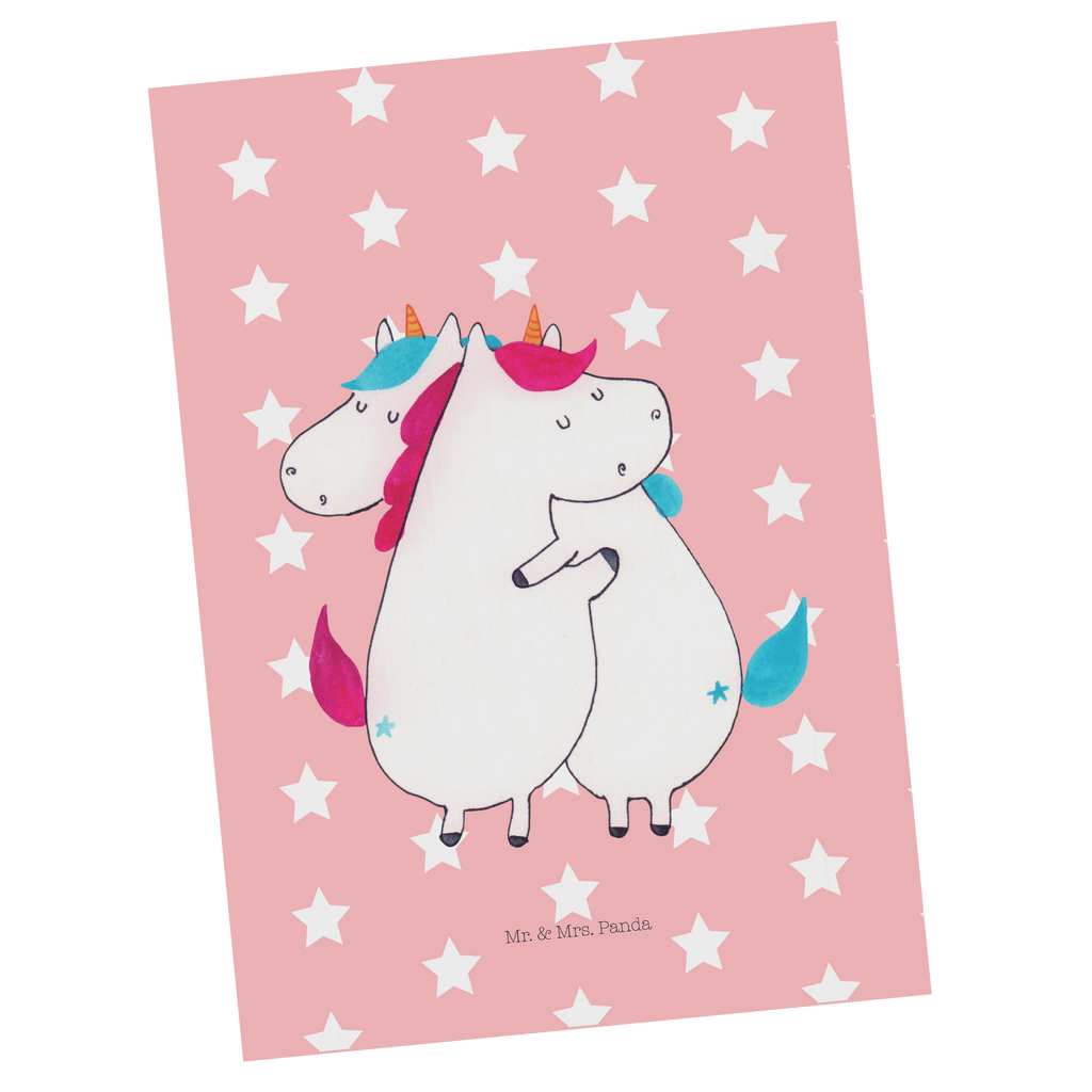 Postkarte Einhörner Umarmen Geschenkkarte, Grußkarte, Karte, Einladung, Ansichtskarte, Geburtstagskarte, Einladungskarte, Einhorn, Einhörner, Einhorn Deko, Pegasus, Unicorn, Freundinnen, Freundin, BFF, Schwester, Schwestern, Familie, Geschwister, Sister, Liebe