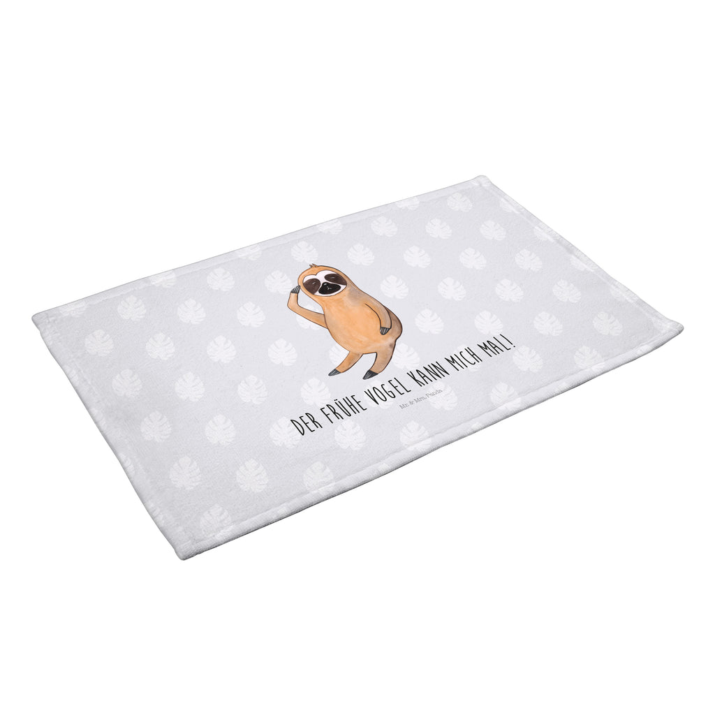 50 x 100 Handtuch Faultier Vogel zeigen Handtuch, Badehandtuch, Badezimmer, Handtücher, groß, Kinder, Baby, Faultier, Faultier Geschenk, Faultier Deko, Faultiere, faul, Lieblingstier, Spinner, früher Vogel, der frühe Vogel, Frühaufsteher, Morgenmuffel, Vogel, Faultierwelt