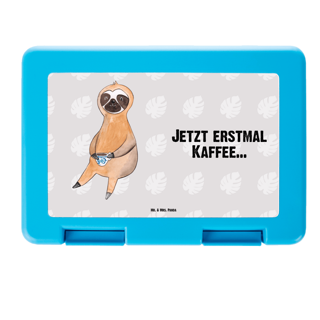 Brotdose Faultier Kaffee Brotbox, Snackbox, Lunch box, Butterbrotdose, Brotzeitbox, Faultier, Faultier Geschenk, Faultier Deko, Faultiere, faul, Lieblingstier, Kaffee, erster Kaffee, Morgenmuffel, Frühaufsteher, Kaffeetasse, Genießer, Coffee, Kaffeegetränk
