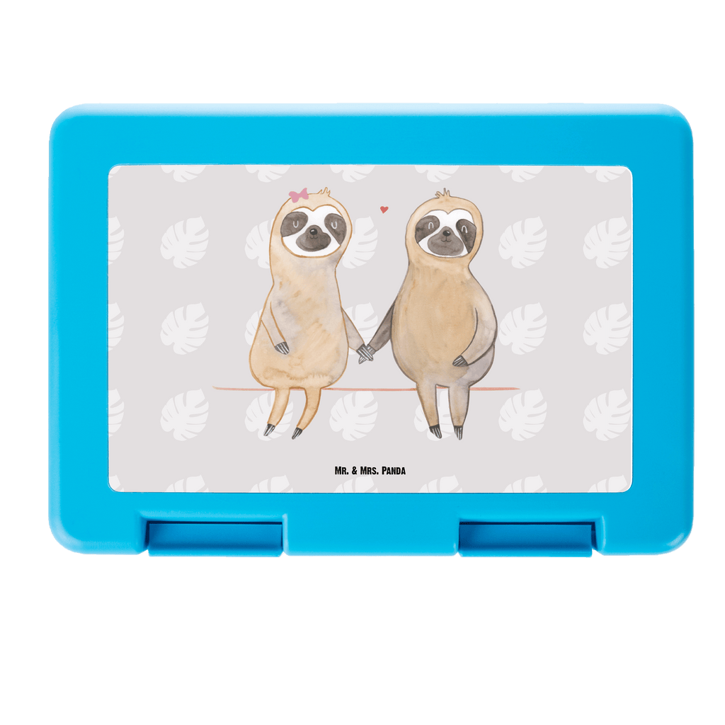 Brotdose Faultier Pärchen Brotbox, Snackbox, Lunch box, Butterbrotdose, Brotzeitbox, Faultier, Faultier Geschenk, Faultier Deko, Faultiere, faul, Lieblingstier, Liebe, Liebespaar, Faultierliebe, Faultierpärchen, verliebt, verlobt, gemeinsam, relaxen, Pärchen, Beziehung, Langsamkeit