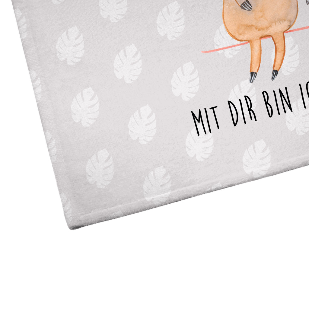 Gäste Handtuch Faultier Pärchen Gästetuch, Reisehandtuch, Sport Handtuch, Frottier, Kinder Handtuch, Faultier, Faultier Geschenk, Faultier Deko, Faultiere, faul, Lieblingstier, Liebe, Liebespaar, Faultierliebe, Faultierpärchen, verliebt, verlobt, gemeinsam, relaxen, Pärchen, Beziehung, Langsamkeit