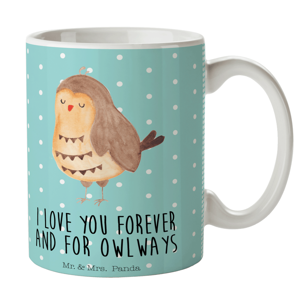 Tasse Eule Zufrieden Eule Spruch, Eule deko, Owl, Liebe Spruch, Romantisch, Wortspiel lustig, Spruch schön, Geschenk Hochzeitstag Becher, Kaffeetasse, Kaffeebecher, Tee, Frühstück, Büro  Eule