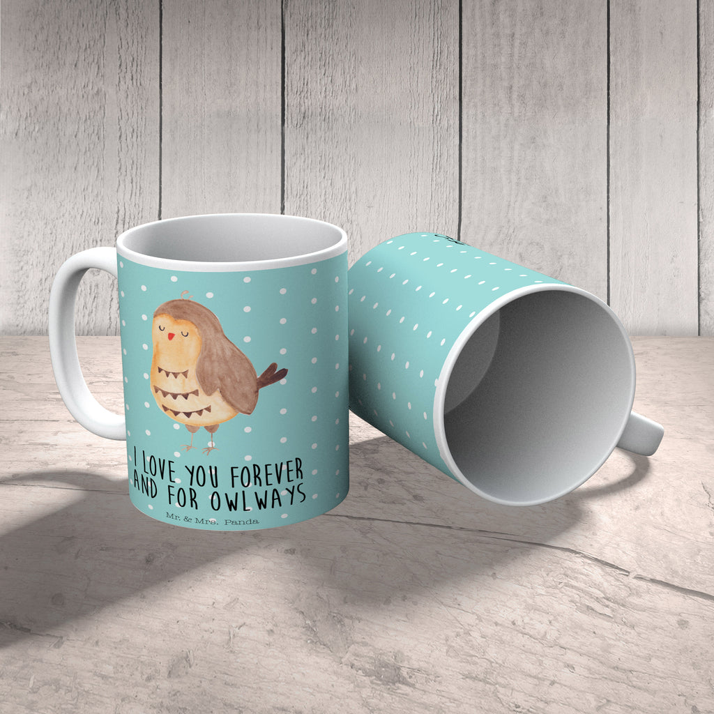 Tasse Eule Zufrieden Eule Spruch, Eule deko, Owl, Liebe Spruch, Romantisch, Wortspiel lustig, Spruch schön, Geschenk Hochzeitstag Becher, Kaffeetasse, Kaffeebecher, Tee, Frühstück, Büro  Eule
