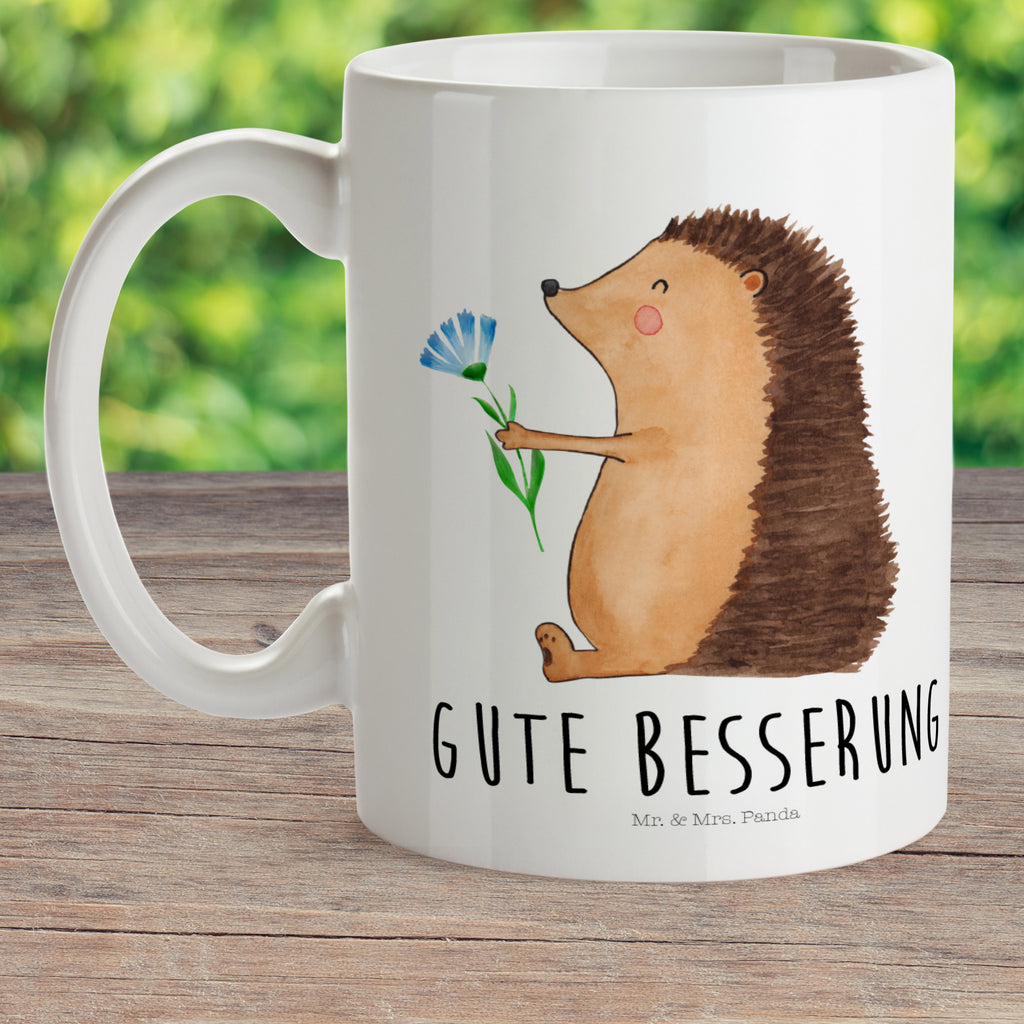 Kindertasse Igel mit Blume Kunststoff Tasse, Kindergarten, Tasse, Trinkbecher, Camping Becher, Kaffeetasse, Kunststoffbecher, Kindergartenbecher, Outdoorgeschirr, Kunststoffgeschirr, Reisebecher, Reisetasse, Kinderbecher, Tiermotive, Gute Laune, lustige Sprüche, Tiere, Igel, Gute Besserung, Genesungswünsche, Krankheit, Krankenhaus, krank, Besuch