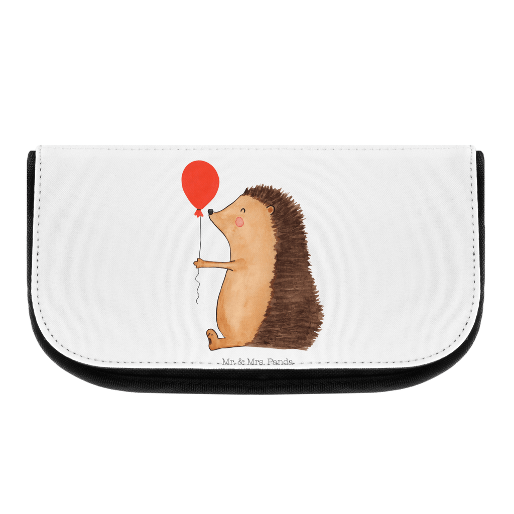 Kosmetiktasche Igel mit Luftballon Kosmetikbeutel, Kulturtasche, Kulturbeutel, Schminktasche, Make-Up Tasche, Tiermotive, Gute Laune, lustige Sprüche, Tiere, Igel, Geburtstag, Herzlichen Glückwunsch, Glückwunsch, Geburtstagskind, Ballon, Happy Birthday