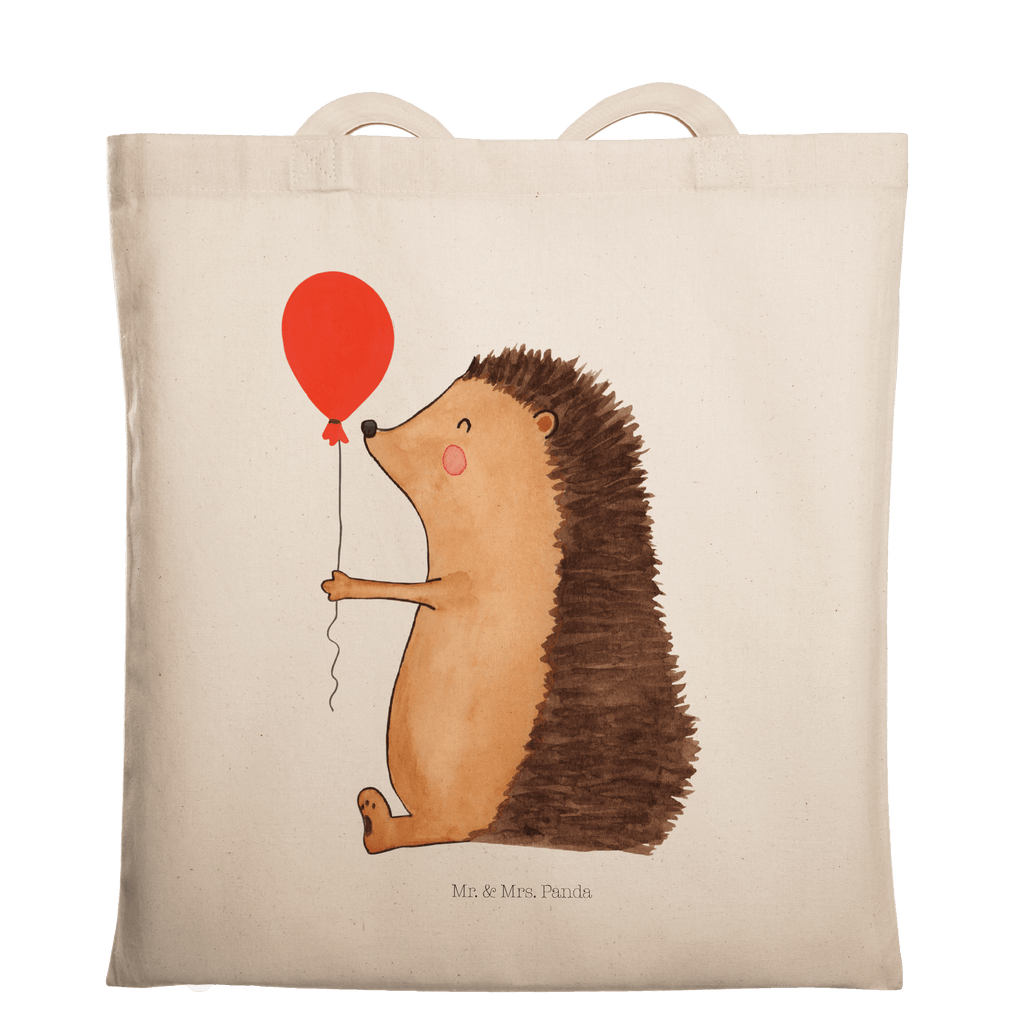Tragetasche Igel mit Luftballon Beuteltasche, Beutel, Einkaufstasche, Jutebeutel, Stoffbeutel, Tiermotive, Gute Laune, lustige Sprüche, Tiere, Igel, Geburtstag, Herzlichen Glückwunsch, Glückwunsch, Geburtstagskind, Ballon, Happy Birthday