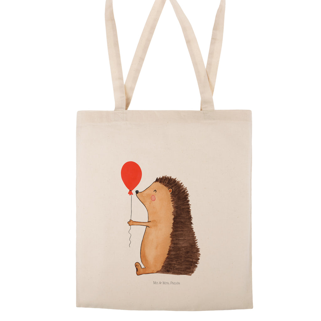 Tragetasche Igel mit Luftballon Beuteltasche, Beutel, Einkaufstasche, Jutebeutel, Stoffbeutel, Tiermotive, Gute Laune, lustige Sprüche, Tiere, Igel, Geburtstag, Herzlichen Glückwunsch, Glückwunsch, Geburtstagskind, Ballon, Happy Birthday