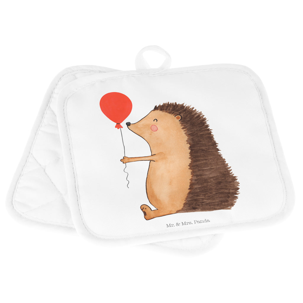 2er Set Topflappen  Igel mit Luftballon Topflappen, Topfuntersetzer, Ofenhandschuh, Topflappen Set, Topflappen lustig, Topflappen mit Spruch, Tiermotive, Gute Laune, lustige Sprüche, Tiere, Igel, Geburtstag, Herzlichen Glückwunsch, Glückwunsch, Geburtstagskind, Ballon, Happy Birthday