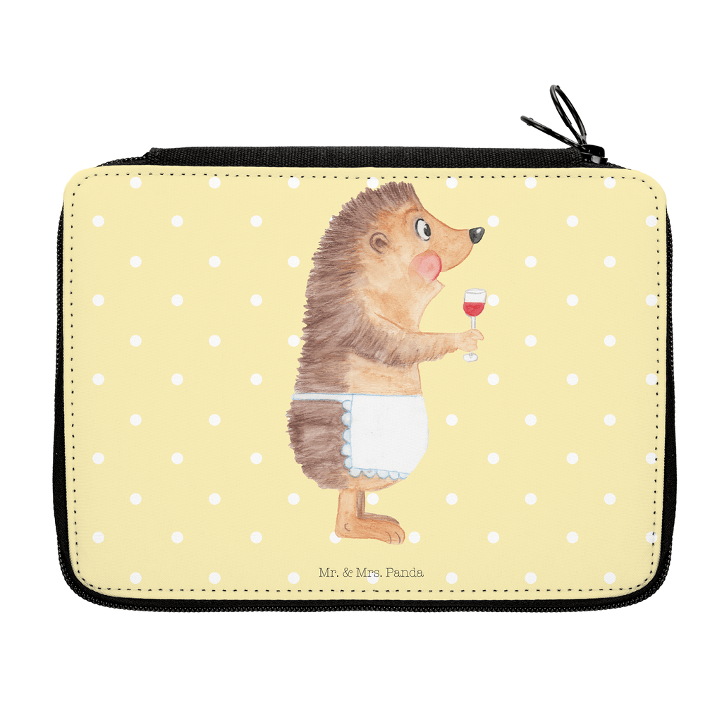 Federmappe Igel mit Wein Federmappe, Stiftetasche, Stifte Etui, Schule, Einschulung, Geschenk, Kind, Schüler, Schülerin, Stifterolle, Federmäppchen, Motiv, Grundschule, Federmäppchen bedruckt, Büro Stifte Etui, Bestückte Federmappe, Kinder Federmappe, Federmappe Einschulung, Tiermotive, Gute Laune, lustige Sprüche, Tiere, Wein Spruch, Igel, Geschenk Weintrinker, Geschenk Weinliebhaber, Wein Deko, Weinglas, Rotwein, Weißwein, Wein trinken
