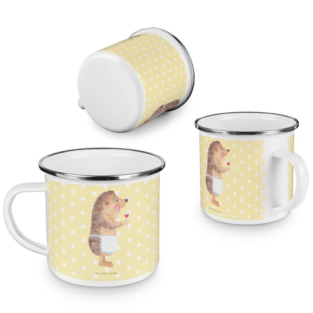 Camping Emaille Tasse Igel mit Wein Campingtasse, Trinkbecher, Metalltasse, Outdoor Tasse, Emaille Trinkbecher, Blechtasse Outdoor, Emaille Campingbecher, Edelstahl Trinkbecher, Metalltasse für Camping, Kaffee Blechtasse, Camping Tasse Metall, Tiermotive, Gute Laune, lustige Sprüche, Tiere, Wein Spruch, Igel, Geschenk Weintrinker, Geschenk Weinliebhaber, Wein Deko, Weinglas, Rotwein, Weißwein, Wein trinken