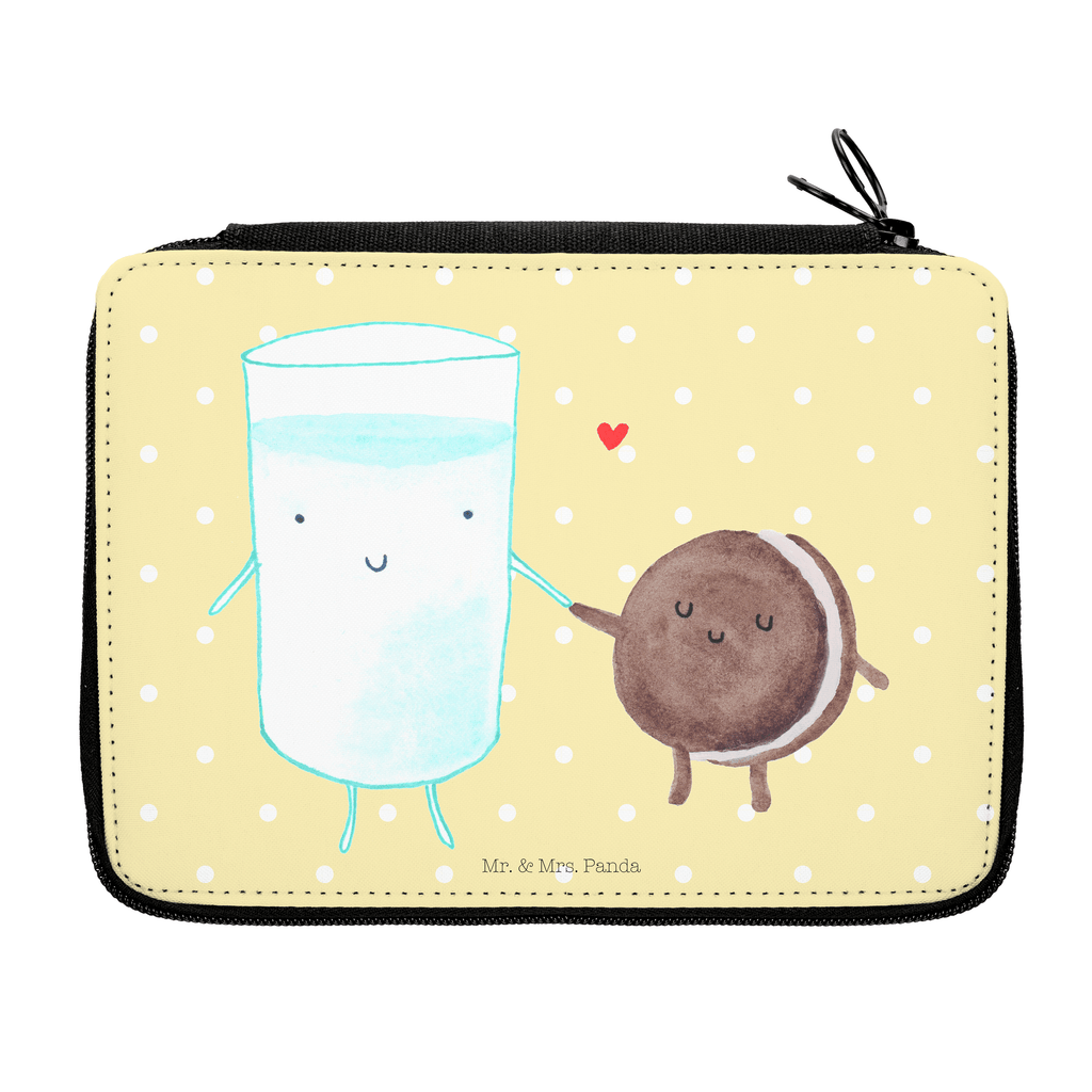 Federmappe Milch & Keks Federmappe, Stiftetasche, Stifte Etui, Schule, Einschulung, Geschenk, Kind, Schüler, Schülerin, Stifterolle, Federmäppchen, Motiv, Grundschule, Federmäppchen bedruckt, Büro Stifte Etui, Bestückte Federmappe, Kinder Federmappe, Federmappe Einschulung, Tiermotive, Gute Laune, lustige Sprüche, Tiere, Milk, Cookie, Milch, Keks, Kekse, Kaffee, Einladung Frühstück, Motiv süß, romantisch, perfektes Paar