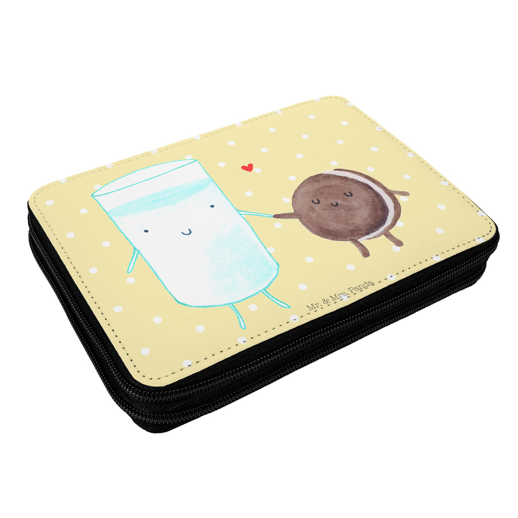 Federmappe Milch & Keks Federmappe, Stiftetasche, Stifte Etui, Schule, Einschulung, Geschenk, Kind, Schüler, Schülerin, Stifterolle, Federmäppchen, Motiv, Grundschule, Federmäppchen bedruckt, Büro Stifte Etui, Bestückte Federmappe, Kinder Federmappe, Federmappe Einschulung, Tiermotive, Gute Laune, lustige Sprüche, Tiere, Milk, Cookie, Milch, Keks, Kekse, Kaffee, Einladung Frühstück, Motiv süß, romantisch, perfektes Paar