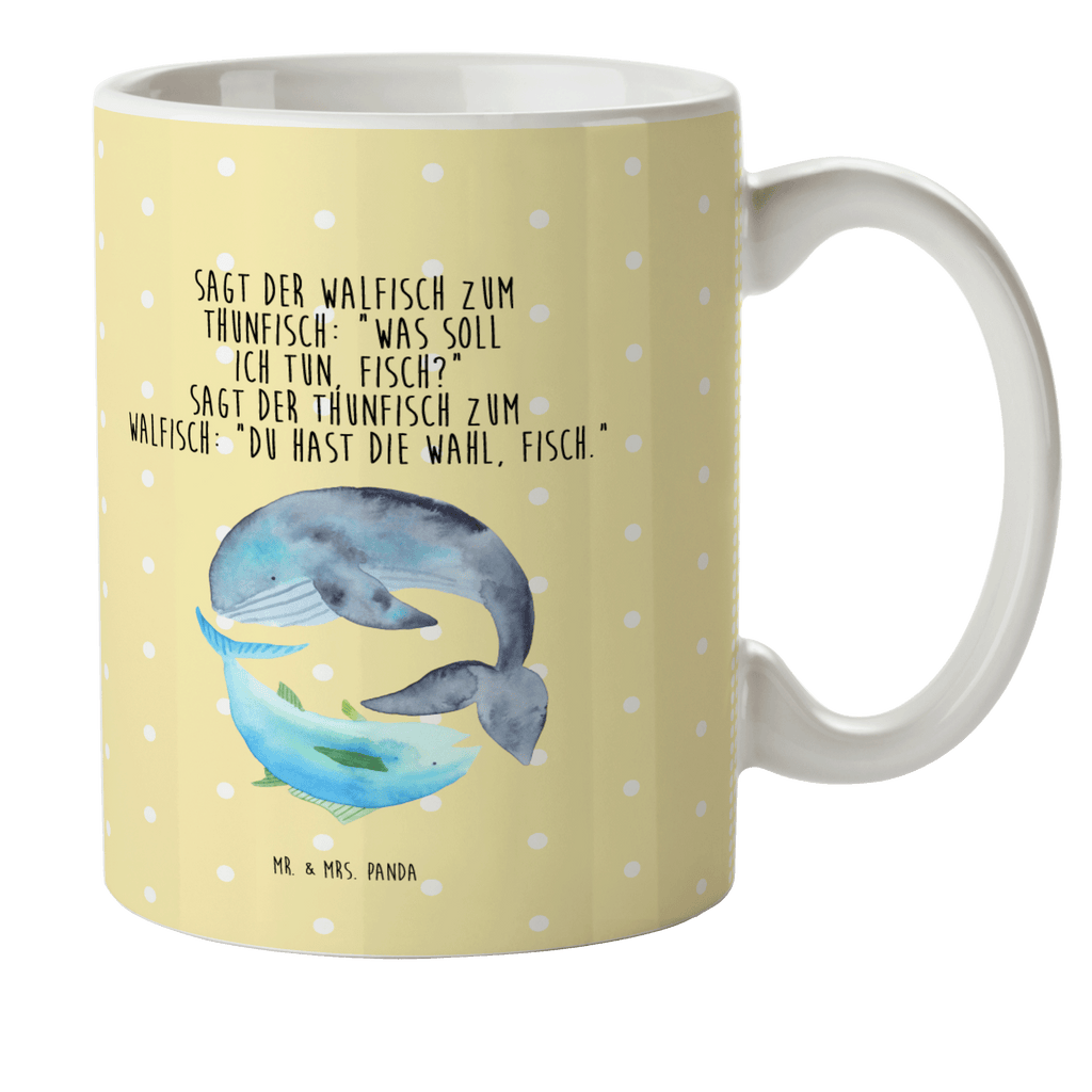 Kindertasse Walfisch & Thunfisch Kunststoff Tasse, Kindergarten, Tasse, Trinkbecher, Camping Becher, Kaffeetasse, Kunststoffbecher, Kindergartenbecher, Outdoorgeschirr, Kunststoffgeschirr, Reisebecher, Reisetasse, Kinderbecher, Tiermotive, Gute Laune, lustige Sprüche, Tiere, Wal, Wahl, Tunfisch, Wortwitz lustig, Spruch lustig, Flachwitz, Witz, Spruch des Tages, Flachwitz Geschenk