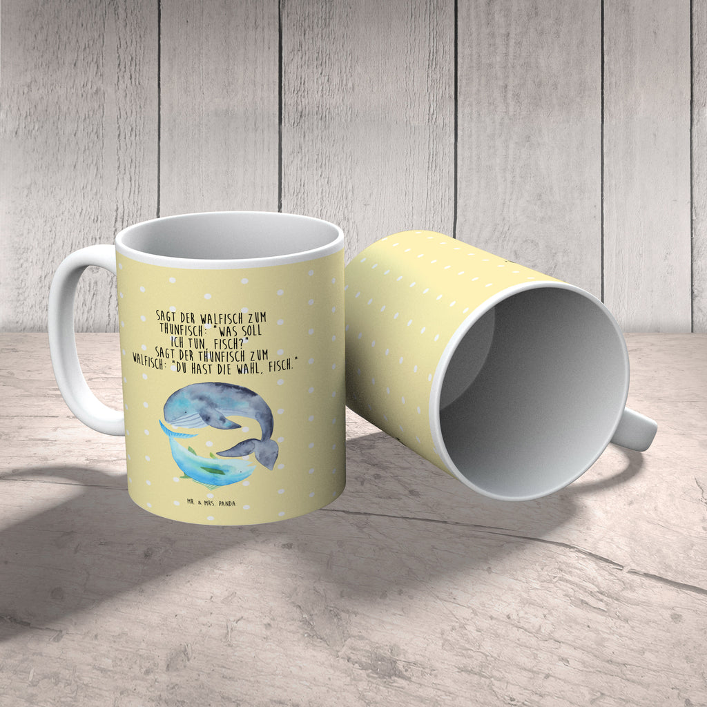 Kindertasse Walfisch & Thunfisch Kunststoff Tasse, Kindergarten, Tasse, Trinkbecher, Camping Becher, Kaffeetasse, Kunststoffbecher, Kindergartenbecher, Outdoorgeschirr, Kunststoffgeschirr, Reisebecher, Reisetasse, Kinderbecher, Tiermotive, Gute Laune, lustige Sprüche, Tiere, Wal, Wahl, Tunfisch, Wortwitz lustig, Spruch lustig, Flachwitz, Witz, Spruch des Tages, Flachwitz Geschenk