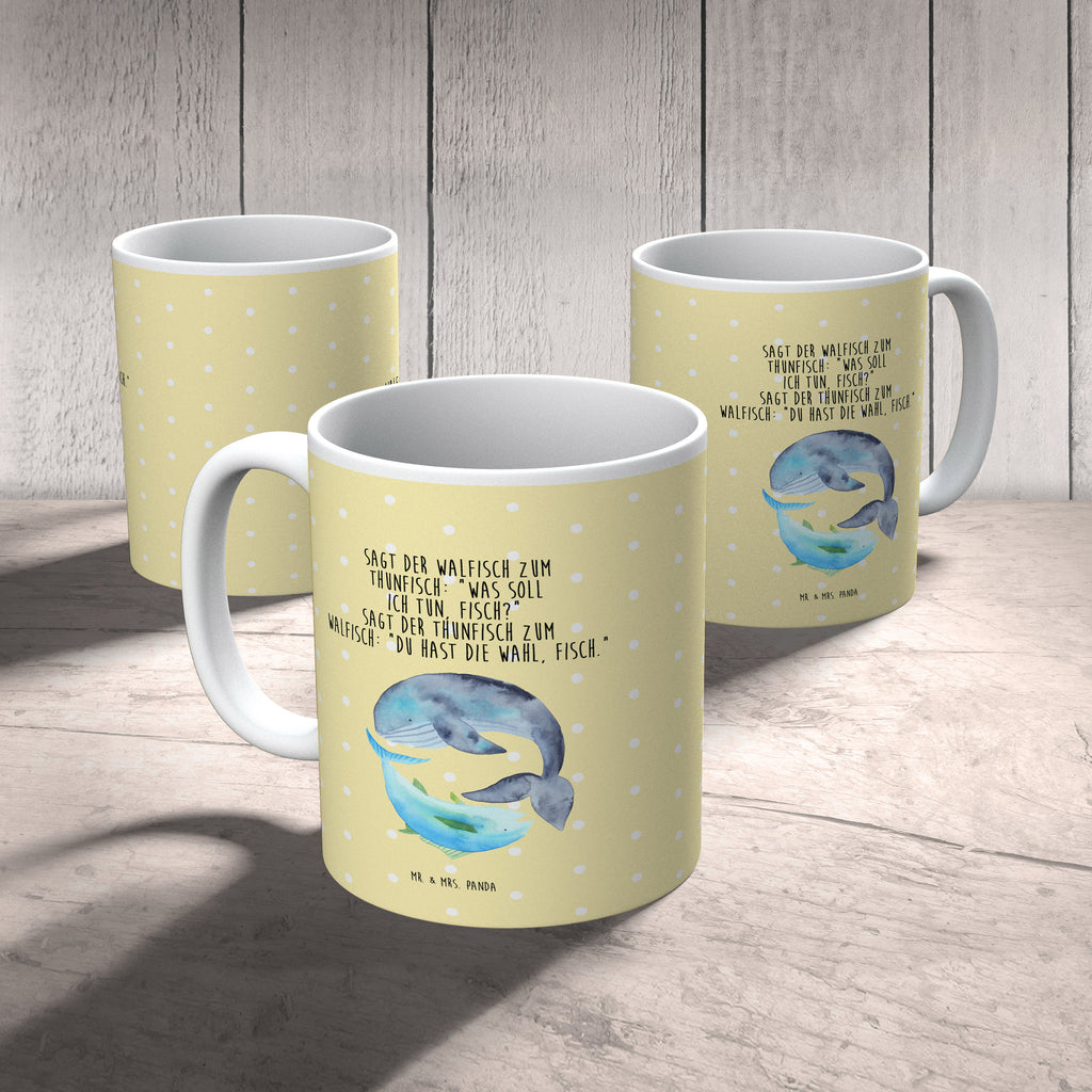 Kindertasse Walfisch & Thunfisch Kunststoff Tasse, Kindergarten, Tasse, Trinkbecher, Camping Becher, Kaffeetasse, Kunststoffbecher, Kindergartenbecher, Outdoorgeschirr, Kunststoffgeschirr, Reisebecher, Reisetasse, Kinderbecher, Tiermotive, Gute Laune, lustige Sprüche, Tiere, Wal, Wahl, Tunfisch, Wortwitz lustig, Spruch lustig, Flachwitz, Witz, Spruch des Tages, Flachwitz Geschenk