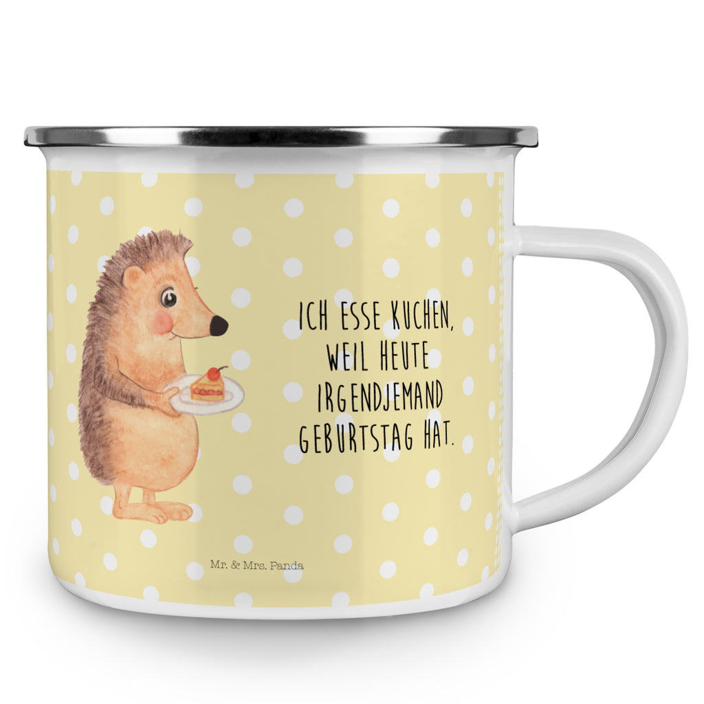 Camping Emaille Tasse Igel mit Kuchenstück Campingtasse, Trinkbecher, Metalltasse, Outdoor Tasse, Emaille Trinkbecher, Blechtasse Outdoor, Emaille Campingbecher, Edelstahl Trinkbecher, Metalltasse für Camping, Kaffee Blechtasse, Camping Tasse Metall, Tiermotive, Gute Laune, lustige Sprüche, Tiere, Igel, Essen Spruch, Kuchen, Backen Geschenk, Kuchen backen, Einladung Party, Geburtstagskuchen, Torte