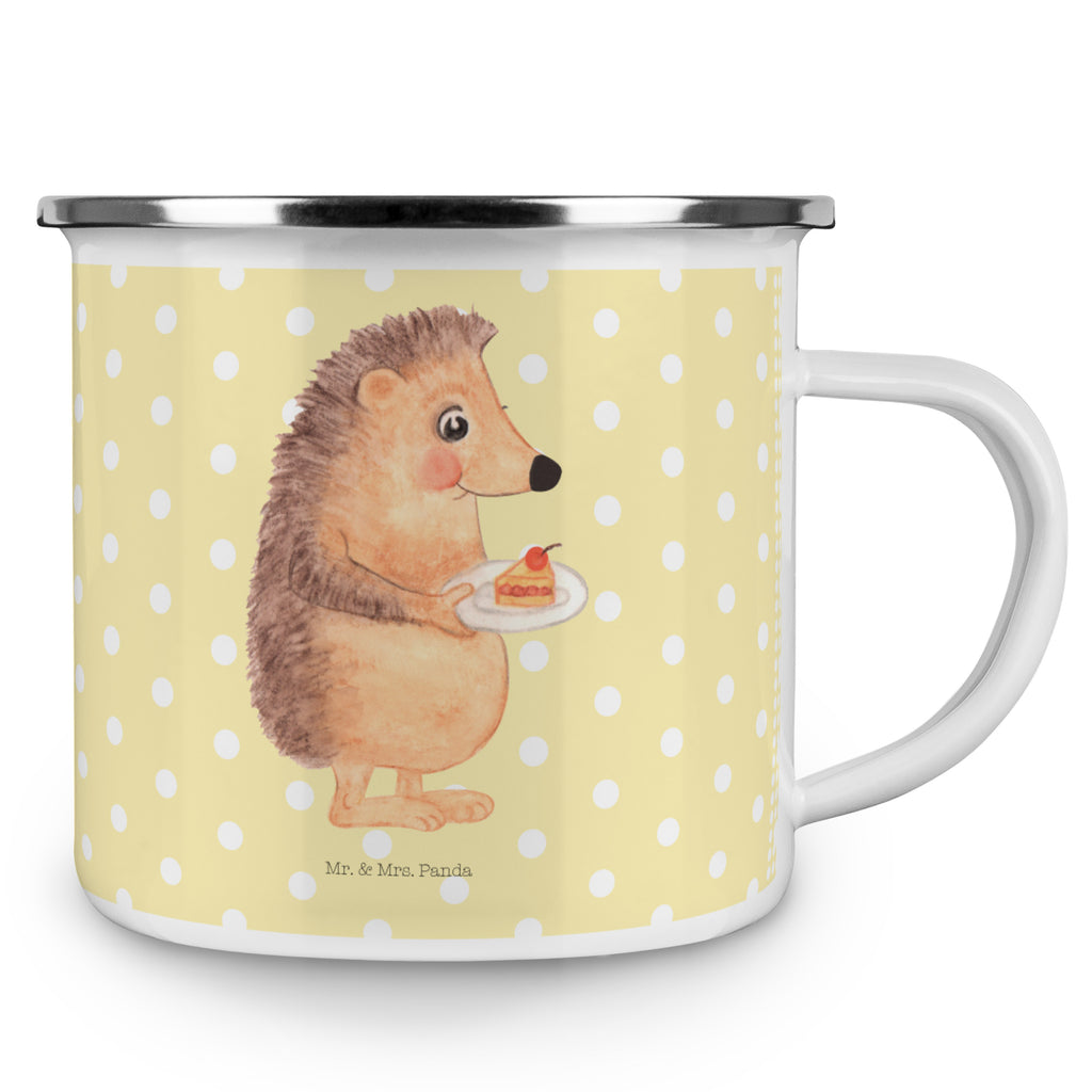 Camping Emaille Tasse Igel mit Kuchenstück Campingtasse, Trinkbecher, Metalltasse, Outdoor Tasse, Emaille Trinkbecher, Blechtasse Outdoor, Emaille Campingbecher, Edelstahl Trinkbecher, Metalltasse für Camping, Kaffee Blechtasse, Camping Tasse Metall, Tiermotive, Gute Laune, lustige Sprüche, Tiere, Igel, Essen Spruch, Kuchen, Backen Geschenk, Kuchen backen, Einladung Party, Geburtstagskuchen, Torte