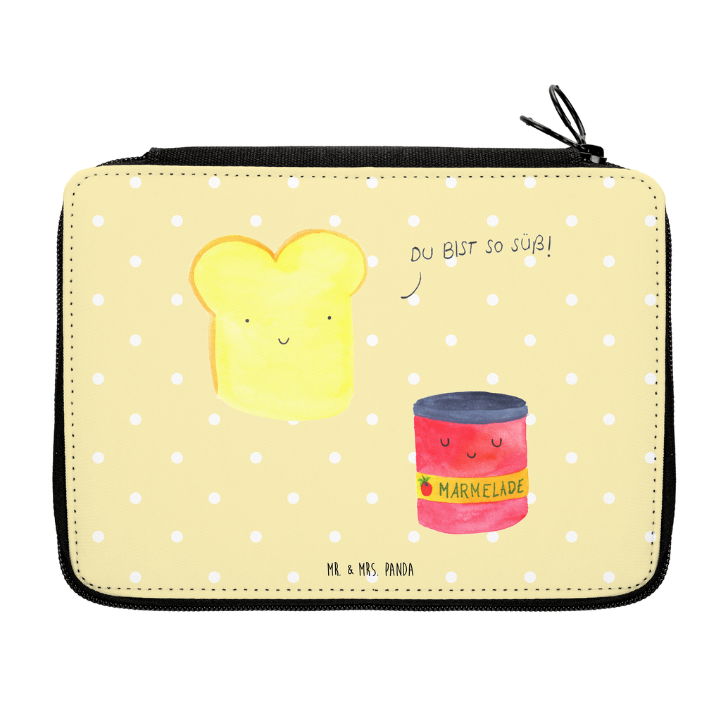 Federmappe Toast & Marmelade Federmappe, Stiftetasche, Stifte Etui, Schule, Einschulung, Geschenk, Kind, Schüler, Schülerin, Stifterolle, Federmäppchen, Motiv, Grundschule, Federmäppchen bedruckt, Büro Stifte Etui, Bestückte Federmappe, Kinder Federmappe, Federmappe Einschulung, Tiermotive, Gute Laune, lustige Sprüche, Tiere, Toast, Marmelade, Dreamteam, süße Postkarte, süß, Küche Deko, Küche Spruch, Frühstück Einladung, Brot, Toastbrot