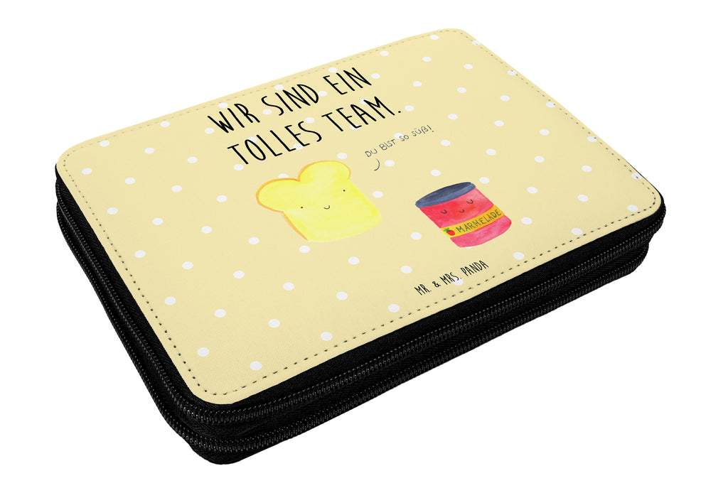 Federmappe Toast & Marmelade Federmappe, Stiftetasche, Stifte Etui, Schule, Einschulung, Geschenk, Kind, Schüler, Schülerin, Stifterolle, Federmäppchen, Motiv, Grundschule, Federmäppchen bedruckt, Büro Stifte Etui, Bestückte Federmappe, Kinder Federmappe, Federmappe Einschulung, Tiermotive, Gute Laune, lustige Sprüche, Tiere, Toast, Marmelade, Dreamteam, süße Postkarte, süß, Küche Deko, Küche Spruch, Frühstück Einladung, Brot, Toastbrot