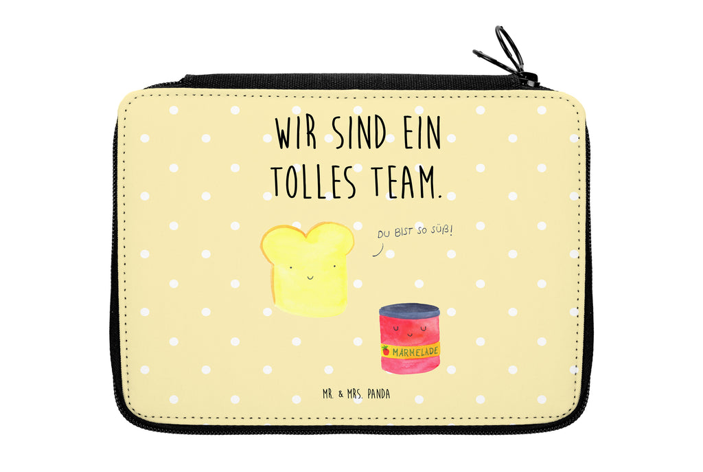 Federmappe Toast & Marmelade Federmappe, Stiftetasche, Stifte Etui, Schule, Einschulung, Geschenk, Kind, Schüler, Schülerin, Stifterolle, Federmäppchen, Motiv, Grundschule, Federmäppchen bedruckt, Büro Stifte Etui, Bestückte Federmappe, Kinder Federmappe, Federmappe Einschulung, Tiermotive, Gute Laune, lustige Sprüche, Tiere, Toast, Marmelade, Dreamteam, süße Postkarte, süß, Küche Deko, Küche Spruch, Frühstück Einladung, Brot, Toastbrot