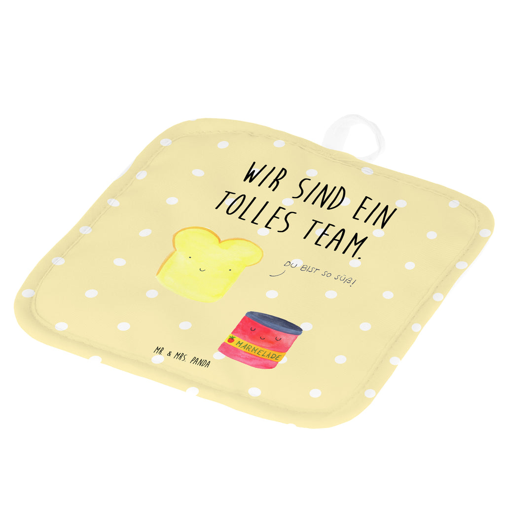 2er Set Topflappen  Toast & Marmelade Topflappen, Topfuntersetzer, Ofenhandschuh, Topflappen Set, Topflappen lustig, Topflappen mit Spruch, Tiermotive, Gute Laune, lustige Sprüche, Tiere, Toast, Marmelade, Dreamteam, süße Postkarte, süß, Küche Deko, Küche Spruch, Frühstück Einladung, Brot, Toastbrot