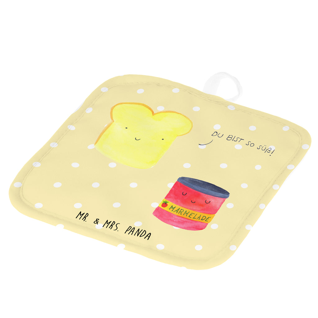 2er Set Topflappen  Toast & Marmelade Topflappen, Topfuntersetzer, Ofenhandschuh, Topflappen Set, Topflappen lustig, Topflappen mit Spruch, Tiermotive, Gute Laune, lustige Sprüche, Tiere, Toast, Marmelade, Dreamteam, süße Postkarte, süß, Küche Deko, Küche Spruch, Frühstück Einladung, Brot, Toastbrot