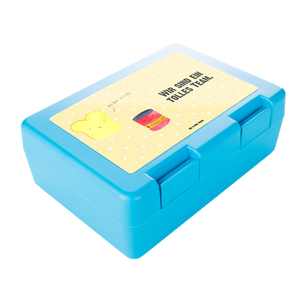 Brotdose Toast & Marmelade Brotbox, Snackbox, Lunch box, Butterbrotdose, Brotzeitbox, Tiermotive, Gute Laune, lustige Sprüche, Tiere, Toast, Marmelade, Dreamteam, süße Postkarte, süß, Küche Deko, Küche Spruch, Frühstück Einladung, Brot, Toastbrot