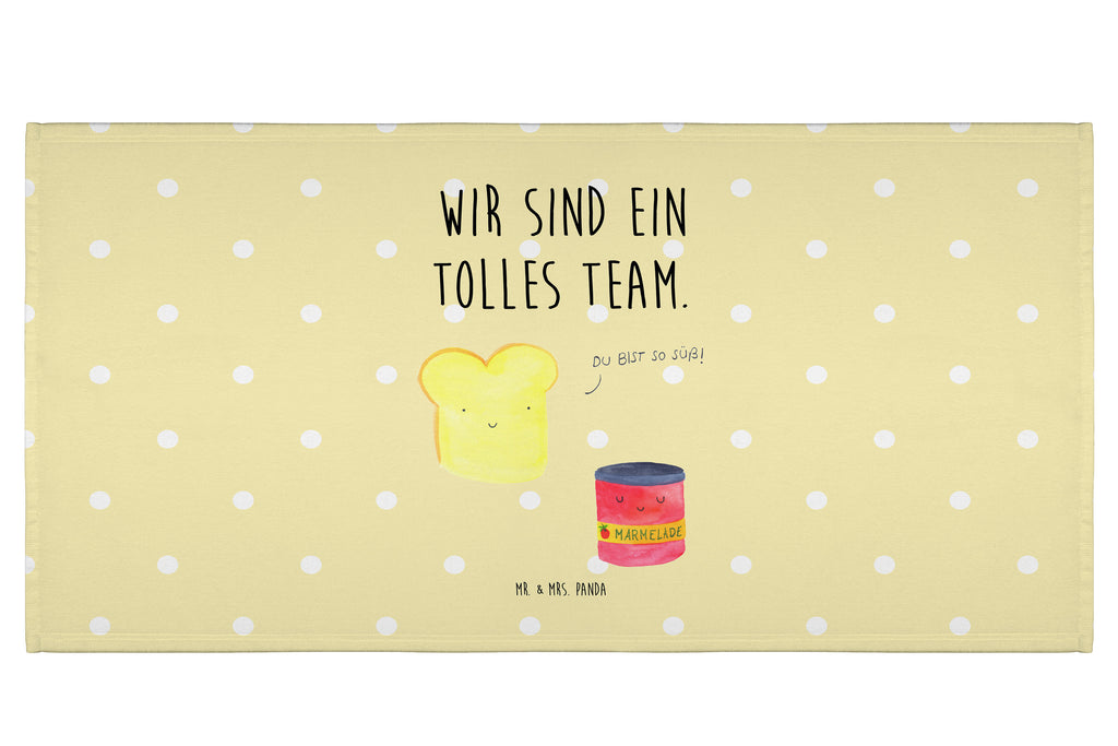 50 x 100 Handtuch Toast & Marmelade Handtuch, Badehandtuch, Badezimmer, Handtücher, groß, Kinder, Baby, Tiermotive, Gute Laune, lustige Sprüche, Tiere, Toast, Marmelade, Dreamteam, süße Postkarte, süß, Küche Deko, Küche Spruch, Frühstück Einladung, Brot, Toastbrot
