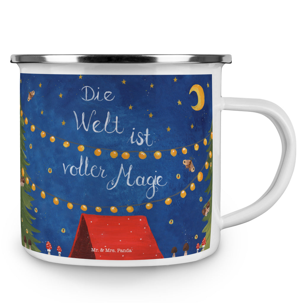 Camping Emaille Tasse Die Welt ist voller Magie Campingtasse, Trinkbecher, Metalltasse, Outdoor Tasse, Emaille Trinkbecher, Blechtasse Outdoor, Emaille Campingbecher, Edelstahl Trinkbecher, Metalltasse für Camping, Kaffee Blechtasse, Camping Tasse Metall, Blumen Deko, Frühlings Deko, Sommer Deko, Dekoration, positive Botschaft, Naturliebhaber, Outdoor, Natur, Abenteuer