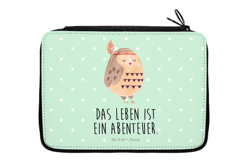 Federmappe Eule Federschmuck Federmappe, Stiftetasche, Stifte Etui, Schule, Einschulung, Geschenk, Kind, Schüler, Schülerin, Stifterolle, Federmäppchen, Motiv, Grundschule, Federmäppchen bedruckt, Büro Stifte Etui, Bestückte Federmappe, Kinder Federmappe, Federmappe Einschulung, Eule, Eule Deko, Owl, Das Leben ist ein Abenteuer, Reisespruch, Federschmuck, Dekoration