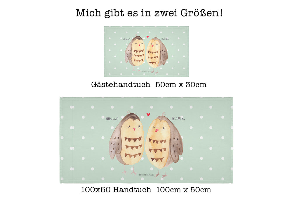 Gäste Handtuch Eule Liebe Gästetuch, Reisehandtuch, Sport Handtuch, Frottier, Kinder Handtuch, Eule, Eule Deko, Liebe, Hochzeit Spruch, Owl, All you need is love, Liebe Spruch, Freundin Geschenk, Freund, Wortspiel lustig