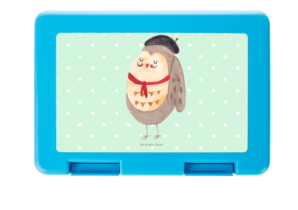 Brotdose Eule Französisch Eule, Eulen, Eule Deko, Owl, hibou, La vie est belle, das Leben ist schön, Spruch schön, Spruch Französisch, Frankreich Brotbox, Snackbox, Lunch box, Butterbrotdose, Brotzeitbox  Eule