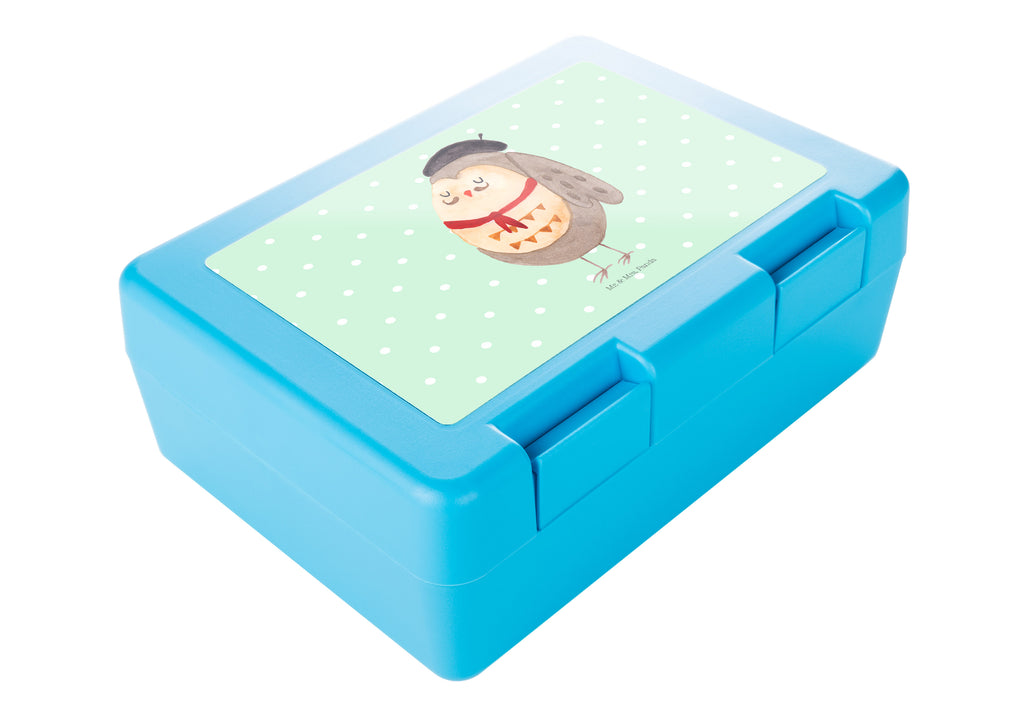 Brotdose Eule Französisch Eule, Eulen, Eule Deko, Owl, hibou, La vie est belle, das Leben ist schön, Spruch schön, Spruch Französisch, Frankreich Brotbox, Snackbox, Lunch box, Butterbrotdose, Brotzeitbox  Eule