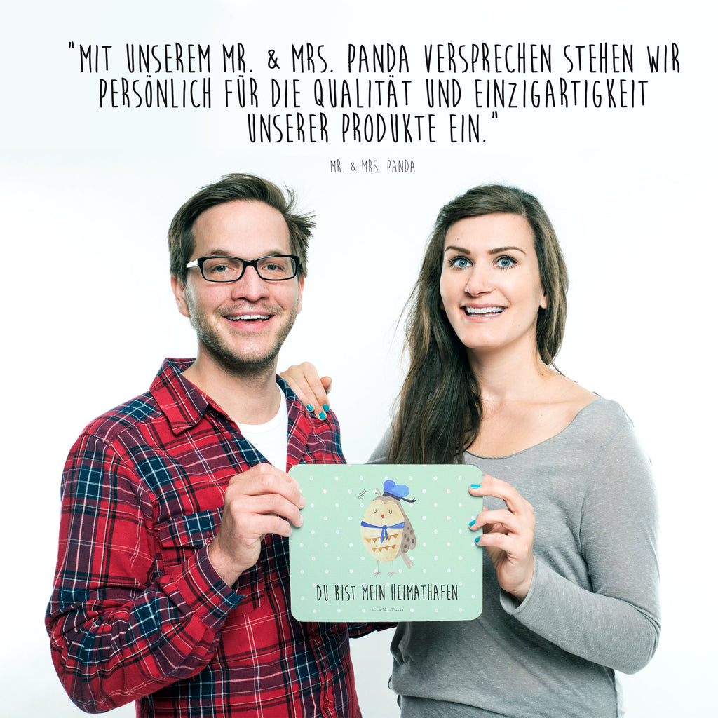 Mauspad Eule Matrosen Mousepad, Computer zubehör, Büroausstattung, PC Zubehör, Arbeitszimmer, Mauspad, Einzigartiges Mauspad, Designer Mauspad, Eule, Eule Spruch, Eule Deko, Owl, Wortspiel lustig, Matrose, Freundin, Ehe, Seefahrer, Heimathafen, Hochzeitstag Geschenk