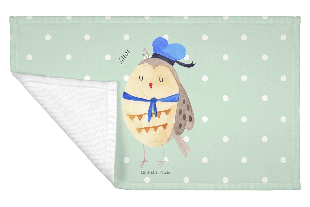 Gäste Handtuch Eule Matrosen Gästetuch, Reisehandtuch, Sport Handtuch, Frottier, Kinder Handtuch, Eule, Eule Spruch, Eule Deko, Owl, Wortspiel lustig, Matrose, Freundin, Ehe, Seefahrer, Heimathafen, Hochzeitstag Geschenk