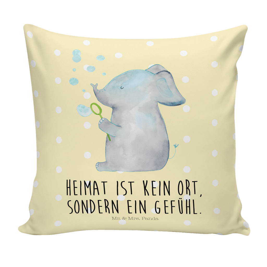 40x40 Kissen Elefant Seifenblasen Kissenhülle, Kopfkissen, Sofakissen, Dekokissen, Motivkissen, Tiermotive, Gute Laune, lustige Sprüche, Tiere, Elefant, Elefanten, Dickhäter, Rüsseltier, Seifenblasen, Liebe, Heimat, Gefühl. Daheim, Liebesbeweis, Liebesspruch