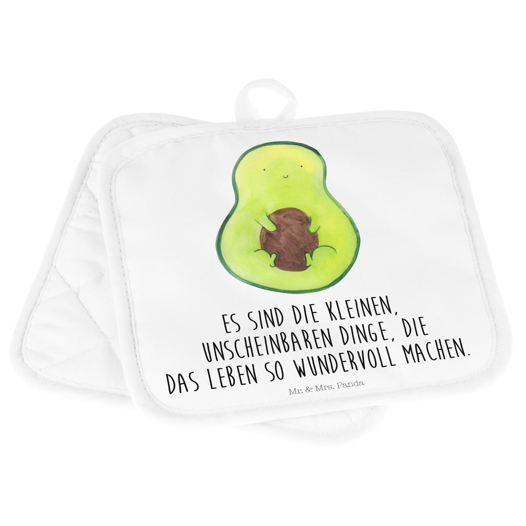 2er Set Topflappen  Avocado mit Kern Topflappen, Topfuntersetzer, Ofenhandschuh, Topflappen Set, Topflappen lustig, Topflappen mit Spruch, Avocado, Veggie, Vegan, Gesund, Avokado, Avocadokern, Kern, Pflanze, Spruch Leben