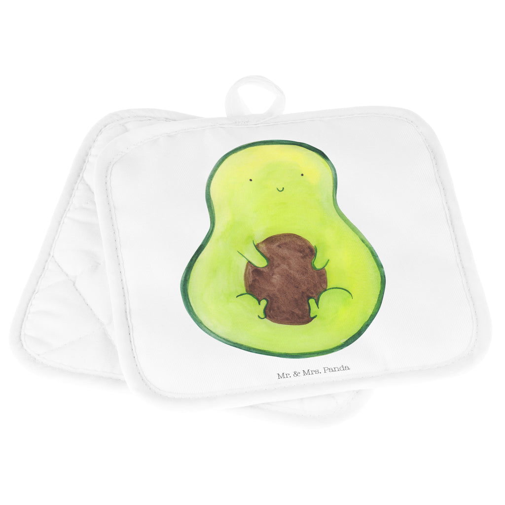 2er Set Topflappen  Avocado mit Kern Topflappen, Topfuntersetzer, Ofenhandschuh, Topflappen Set, Topflappen lustig, Topflappen mit Spruch, Avocado, Veggie, Vegan, Gesund, Avokado, Avocadokern, Kern, Pflanze, Spruch Leben