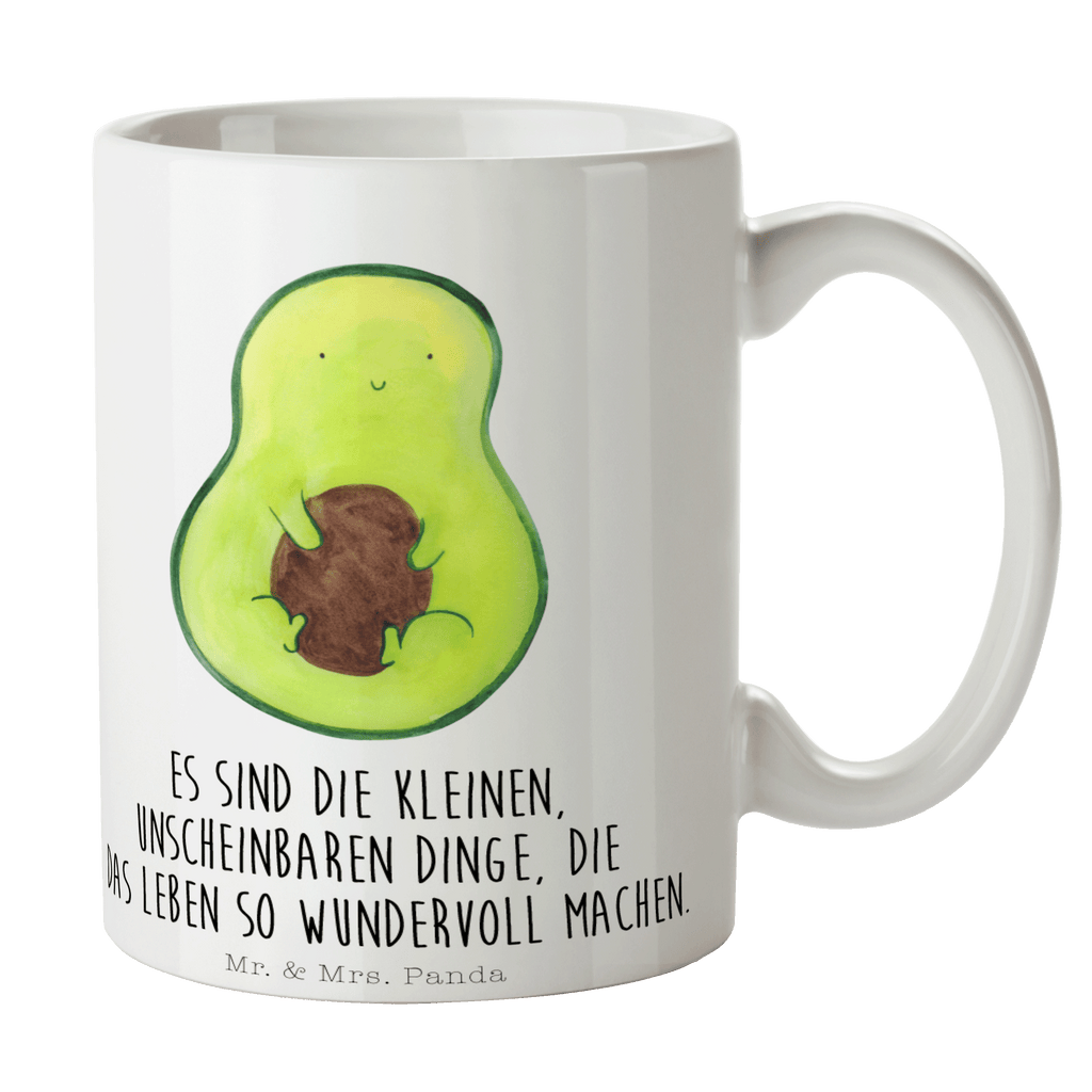 Tasse Avocado mit Kern Avocado, Avokado, Avocadokern, Kern, Pflanze, Spruch Leben  Becher, Kaffeetasse, Kaffeebecher, Tee, Frühstück, Büro  Avocado, Veggie, Vegan, Gesund
