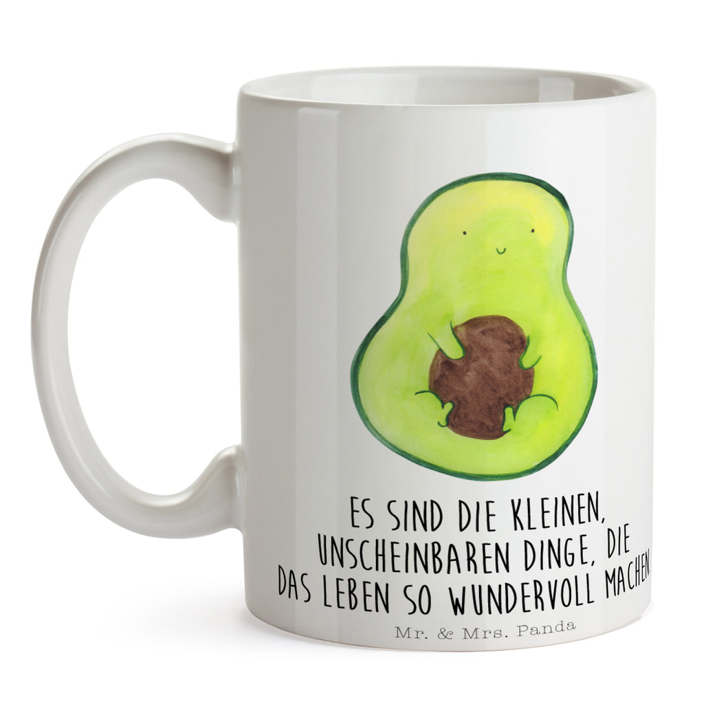 Tasse Avocado mit Kern Avocado, Avokado, Avocadokern, Kern, Pflanze, Spruch Leben  Becher, Kaffeetasse, Kaffeebecher, Tee, Frühstück, Büro  Avocado, Veggie, Vegan, Gesund